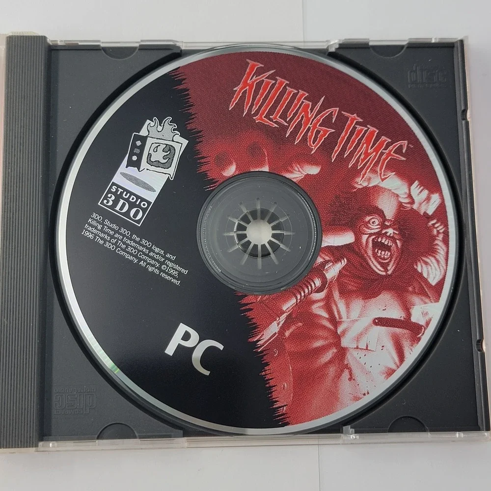 Killing Time 1996‎ PC CD-ROM Studio 3DO - Vintage Computer Video Game Read